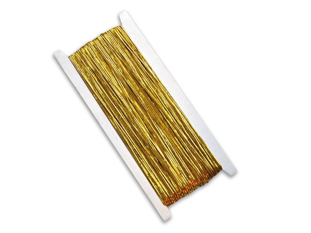 Halsbandssnodd nylon 1mmx50m guld - Primmeshiper