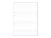 Lösblad A4 linjerat 8, 5mm hålat 500/fp - Primmeshiper