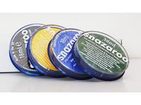 Ansiktsmålningsset blå grön 4x18ml - Primmeshiper