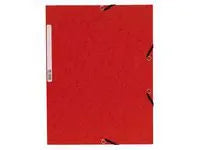 Gummibandsmapp kartong 3-kl A4 röd - Primmeshiper