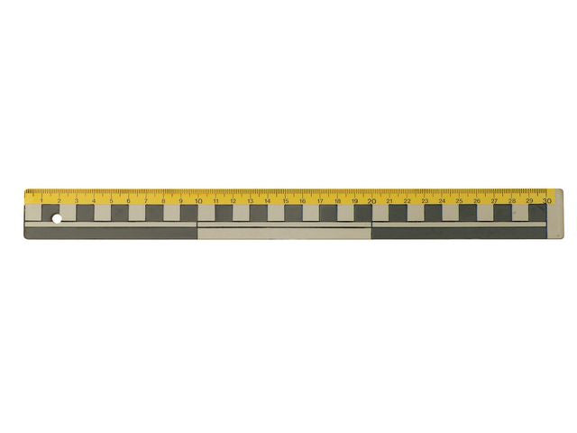 Linjal 30cm dm/cm/mm-grader plast 10/fp - Primmeshiper