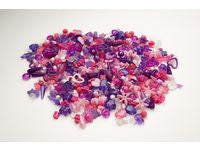 Plastpärlor mix lila/rosa 1000/fp - Primmeshiper