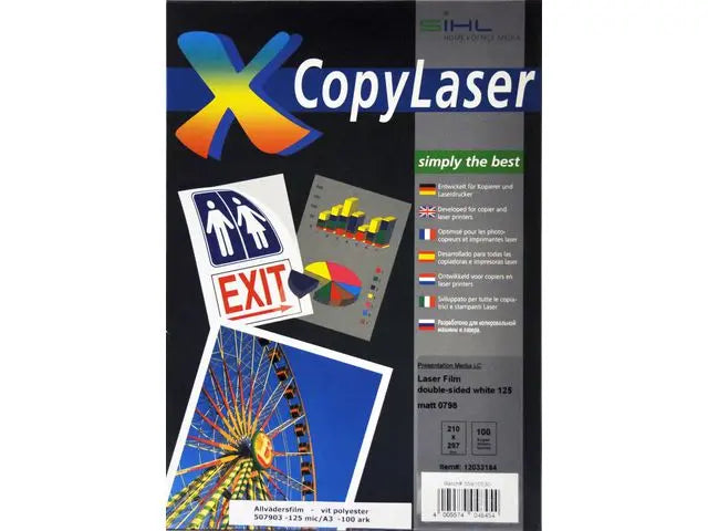 Allvädersfilm A4 125my 100/fp Primmeshiper