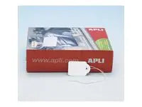 Etikett med snöre 28x43mm 500/fp Primmeshiper