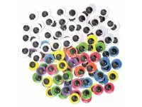 Plastögon blandade färger 300/fp - Primmeshiper