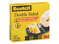 Dubbelhäftande tejp SCOTCH 12,7mmx22,8m - Primmeshiper
