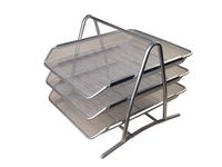 Brevkorg metall 3-facks silver - Primmeshiper