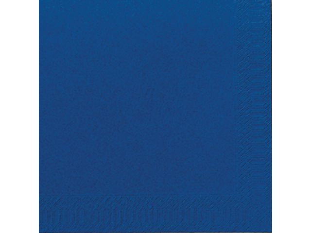 Servett 3-lags 40x40cm mörkblå 125/fp - Primmeshiper