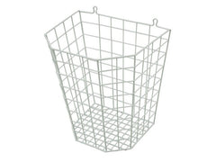 Papperskorg plastad tråd 24L vit - Primmeshiper