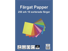 Kop.ppr A4, 80g 10 färger 250/fp - Primmeshiper