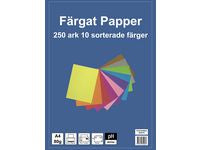 Kop.ppr A4, 80g 10 färger 250/fp - Primmeshiper