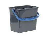 Hink grå, blått handtag 6L - Primmeshiper