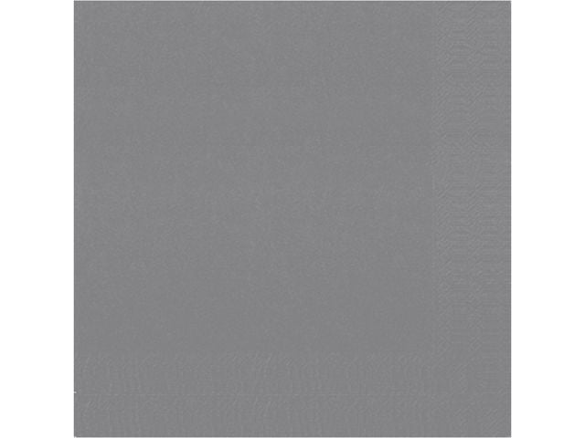 Servett 3-lags 33x33cm granitgrå 125/fp - Primmeshiper