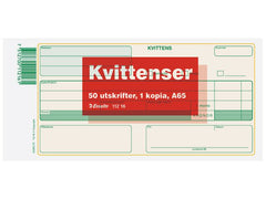 Blankett kvittens A65 50 bl kopia - Primmeshiper