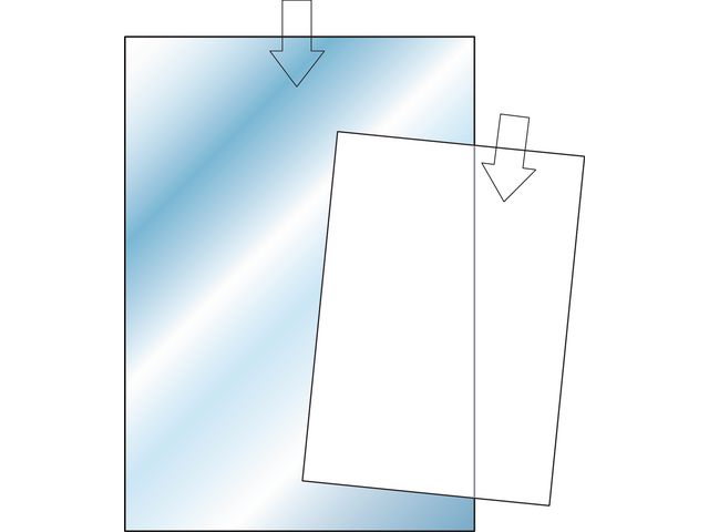 Plastfodral präglad 0,12mm A4 - Primmeshiper