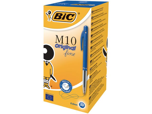 Kulpenna BIC Clic M10 0,7 blå - Primmeshiper