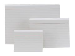 Skrivkort ESSELTE A5L linjerat 100/fp - Primmeshiper