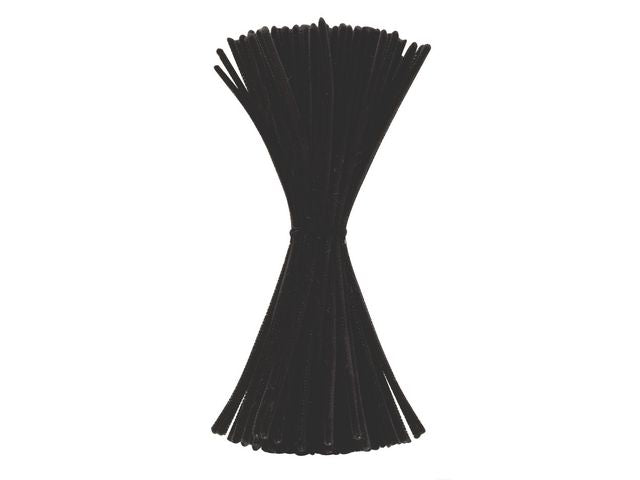 Piprensare 30cm svarta 100/fp - Primmeshiper