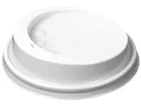 Lock till 250ml bägare vit 100/fp - Primmeshiper