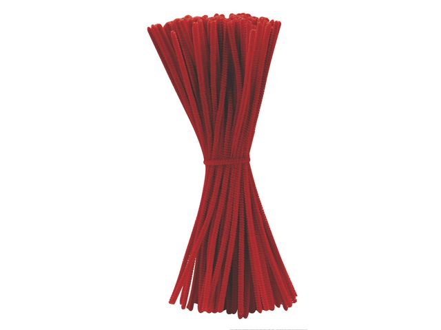 Piprensare 30cm röda 100/fp - Primmeshiper