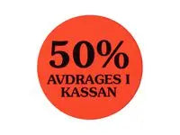 Etikett 50% avdrages i kassan 2000/RL - Primmeshiper