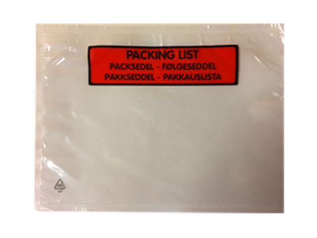 Packsedelskuvert C6 med tryck 1000/fp - Primmeshiper