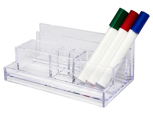 Penn-och prylställ Plexi transparent - Primmeshiper
