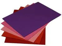 Dekorationskart A4 220g Röd-Lila 50/fp - Primmeshiper