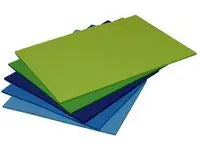 Dekorationskart A4 220g Blå-Grön 50/fp - Primmeshiper