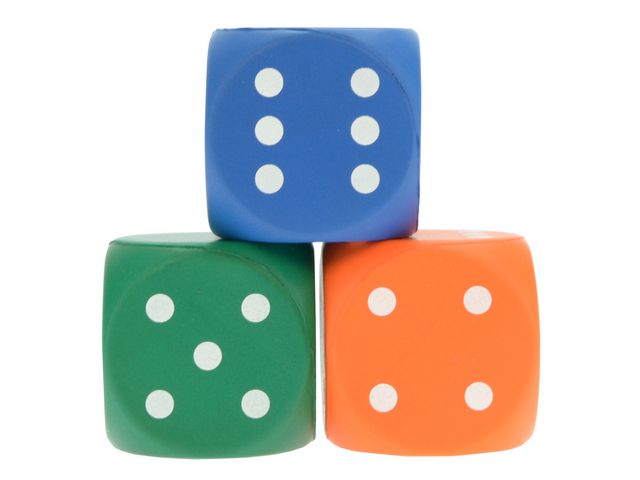 Tärningar mjuka 5 cm 12/fp - Primmeshiper