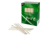 Rörpinne PURE Trä 17,8cm x 5mm 1000/fp - Primmeshiper