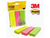 Index POST-IT 3 färger 25x76mm - Primmeshiper
