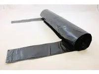 Plastsäck knyt LD 125L 50my svart 8/RL - Primmeshiper