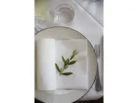 Servett Dunilin 40x40cm vit 45/fp - Primmeshiper