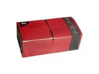 Servett 3-lags 33x33cm vinröd 250/fp - Primmeshiper