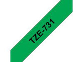 Tape BROTHER TZE731 12mm svart på grön - Primmeshiper