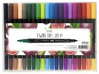 Fineliner SENSE dubbelspets 20-pack - Primmeshiper
