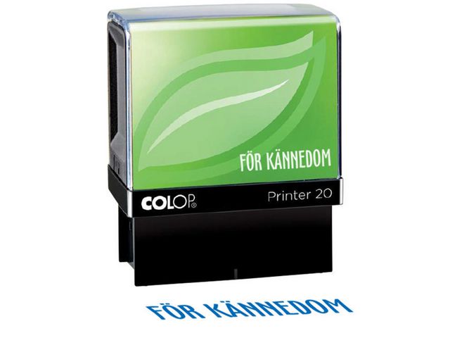 Stämpel standardtext FÖR KÄNNEDOM - Primmeshiper