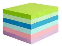 Notes STANDARD kub 76x76mm pastell 450bl - Primmeshiper