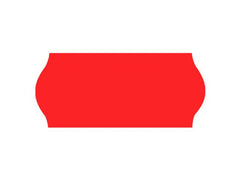 Prisetikett 26x12mm G1 röd 9000/fp - Primmeshiper