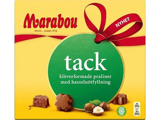 Choklad MARABOU Tack Hazelnut 110g - Primmeshiper
