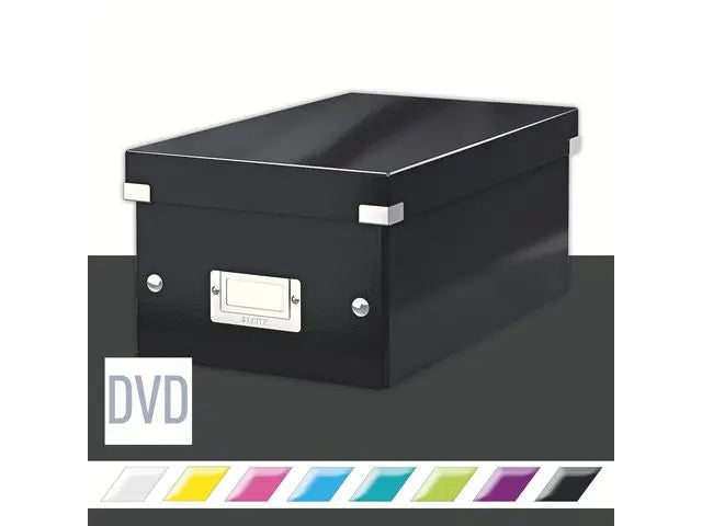 Förvaringslåda DVD ClicknStore svart - Primmeshiper