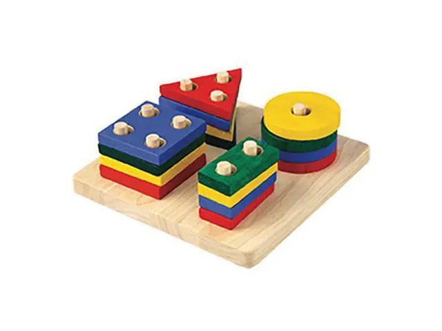 Geometrisk Sorteringsbräda PlanToys - Primmeshiper