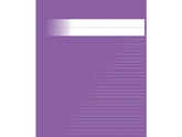 Skrivh.17x21cm linj. 5+5+5+7mm lila - Primmeshiper