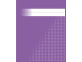 Räknehäfte 17x21cm rutat 5x5 mm lila - Primmeshiper