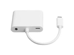 Adapter DELTACO HDMI/VGA/ljud/USB-C vit - Primmeshiper
