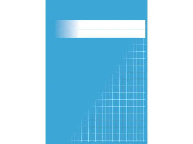 Räknehäfte A5 rutat 5x10mm mellanblå - Primmeshiper