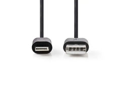 Kabel NEDIS Lightning - USB A 2m svart - Primmeshiper