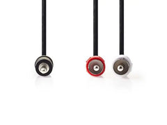 Kabel NEDIS 3,5mm ha - 2xRCA ha 10m sva - Primmeshiper
