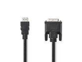 Kabel NEDIS HDMI ha - DVI ha 2m svart - Primmeshiper